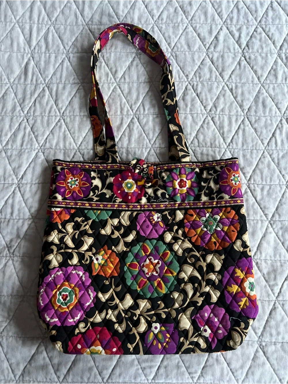 Vera Bradley Quilted Tote — Suzani (2011)